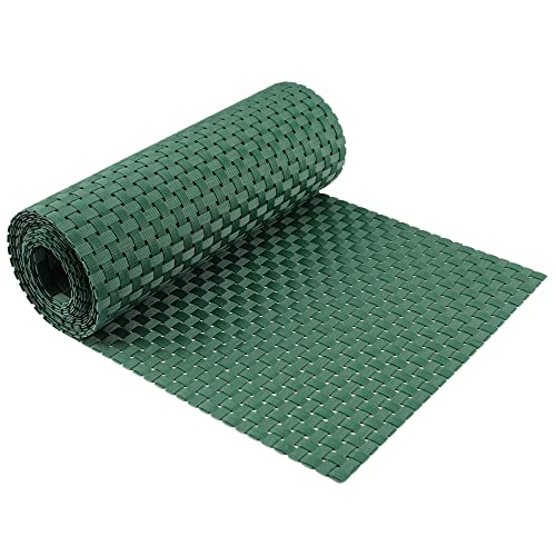 Top-Multi Rattan Sichtschutzstreifen für Doppelstabmattenzäune PVC in grün von Top-Multi