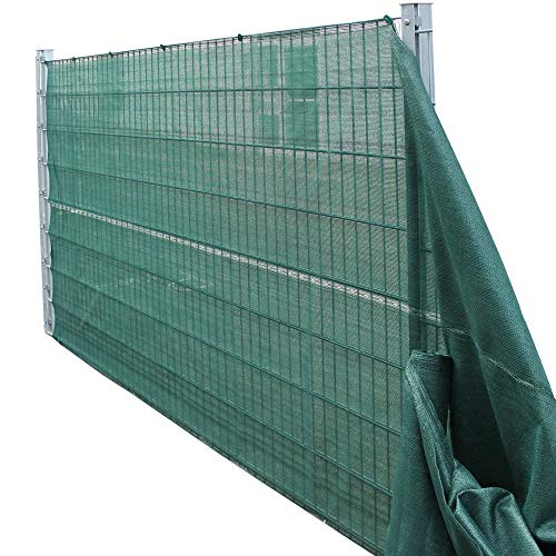 Top-Multi Tennissichtschutz inklusive Befestigungsset GRÜN 1,4m x 25m von Top-Multi
