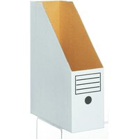 Top-Print Archiv-Stehsammler Wellpappe weiß , DIN A4 von Top-Print