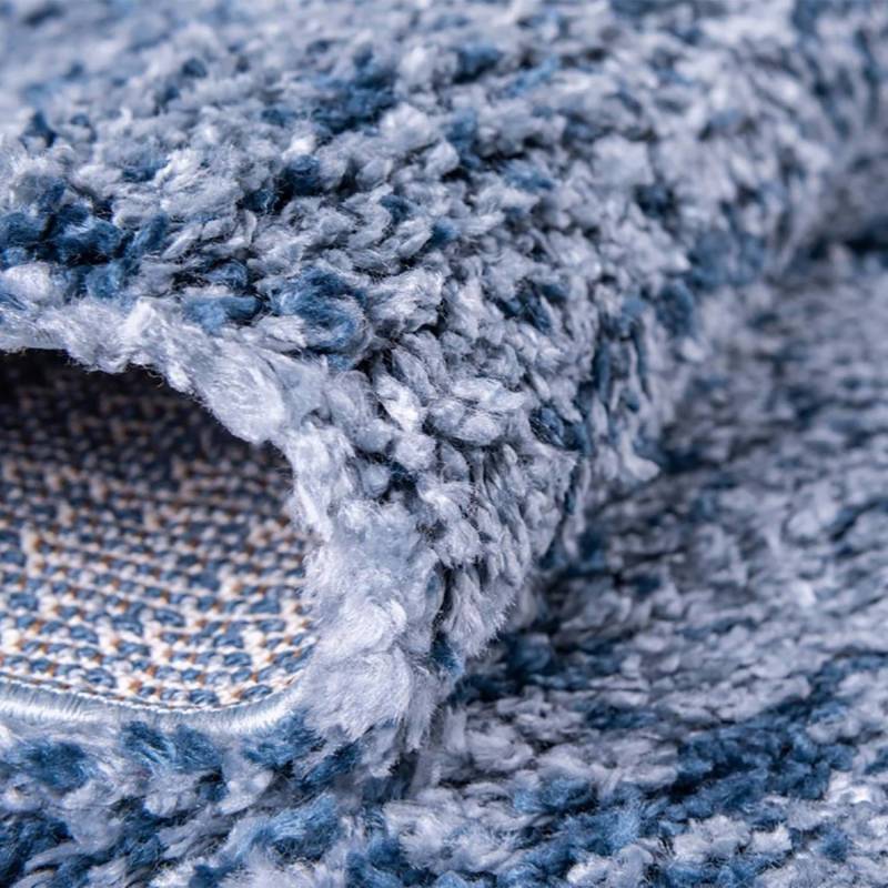 home24 Hochflorteppich Top Shag III 120 x 185cm Blau/Blau von home24