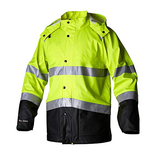 Top Swede 18009401508 Modell 180 Regen Jacke, Gelb/Schwarz, Größe XXL von Top Swede