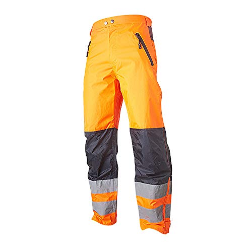 Top Swede 2917-22-07 Modell 2917 Wind- und Wasserdichte Wetterschutzhose, Orange, Größe XL von Top Swede