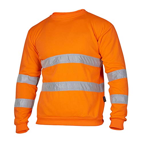 Top Swede 4228-20-03 Modell 4228 Warnschutz Sweatshirt, Orange, Größe XS von Top Swede