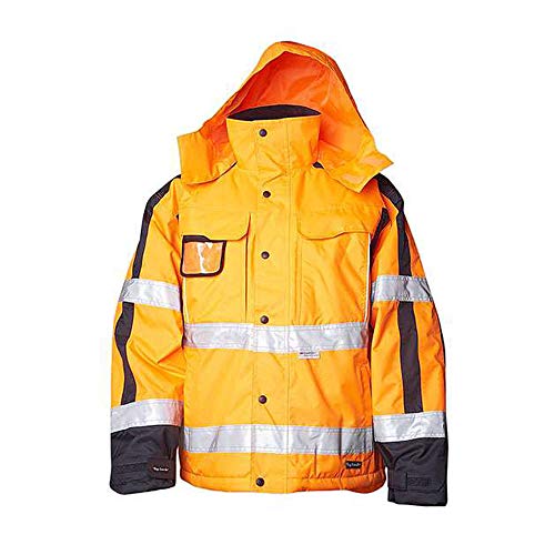 Top Swede 5317-22-05 Modell 5317 Winter Jacke, Orange/Marine, Größe M von Top Swede