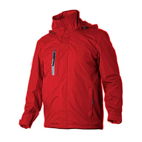 Top Swede 6520-03-08 Modell 6520 Wind und Wasserdichte Shell Jacke, Rot, Größe XXL von Top Swede