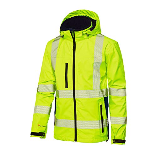 Top Swede 6718-10-08 Modell 6718 Hi Vis Wetterschutz Jacke, Gelb, Größe XXL von Top Swede