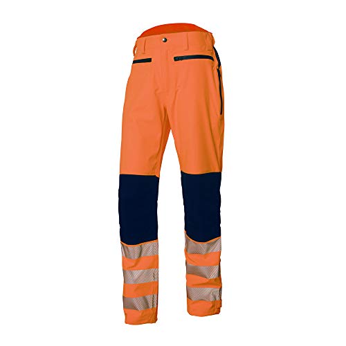 Top Swede 6818-20-04 Modell 6818 Hi Vis Wind Und Wasserdichte Muschelhosen, Orange, Größe S von Top Swede