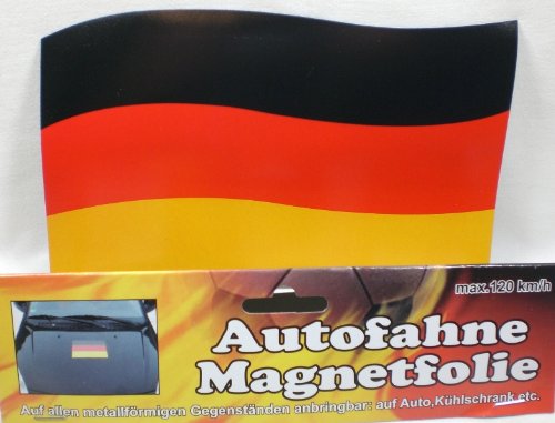 2er Set Automagnete Deutschland 20x12 cm Fan-Artikel Fahne von Top Ten