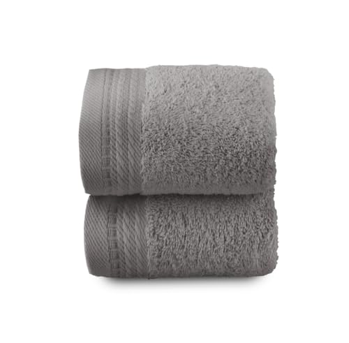 Top Towel - 2er-Pack Bidet Handtücher - kleine Handtücher - 100% gekämmte Baumwolle - 600 g/m2 - Maße 30 x 50 cm von Top Towel