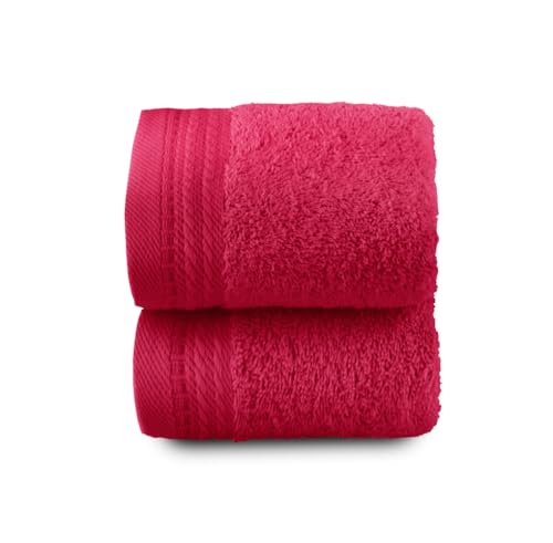 Top Towel - Set mit 2 Bidethandtüchern - Badetücher - Kleine Handtücher - 100% gekämmte Baumwolle - 600g/m2 - Maße 30 x 50 cm von Top Towel