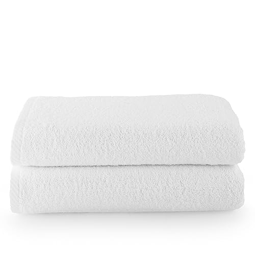 Top Towel - 2er Set Duschtücher - Badetücher - 100% Baumwolle - 500 g/m² - Maße: 70 x 140 cm von Top Towel