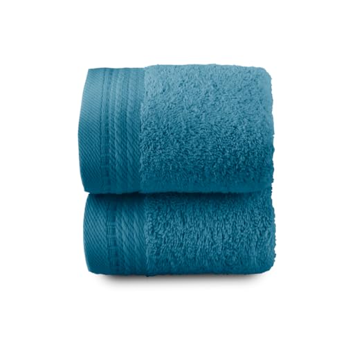 Top Towel - Set mit 2 Bidetüchern - Badetücher - kleine Handtücher - 100% gekämmte Baumwolle - 600 g/m² - Maße: 30 x 50 cm von Top Towel