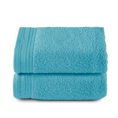 Top Towel - 2er-Set Handtücher - Badetücher - 100% gekämmte Baumwolle - 600 g/m² - Maße 100 x 50 cm von Top Towel
