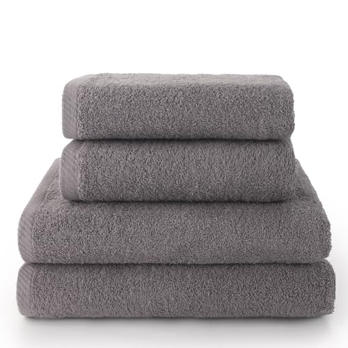 Top Towel - 2er-Set Handtücher und 2 Badetücher oder Duschtücher - Handtuchset -100% Baumwolle - 500g/m2 von Top Towel