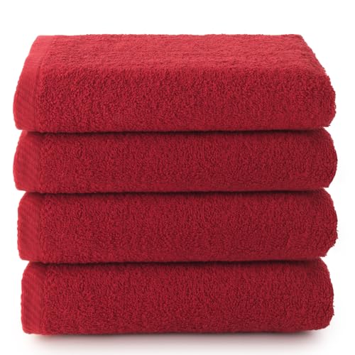 Top Towel - Packung 4 Bidettücher - Badetücher - Gesichtstücher - Handtücher 30 x 50 cm von Top Towel