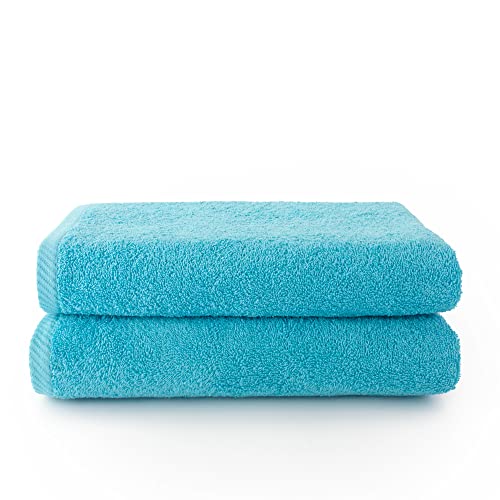 Top Towel - Plus - Große Badetücher - Badetücher - 2 Duschtücher - 100x150 cm 100 % Baumwolle - Aquamarin Top Towel - Plus - Große Badetücher - Badetücher - 2 Duschtücher - 100x150 cm 100 % Baumwolle - Aquamarin von Top Towel