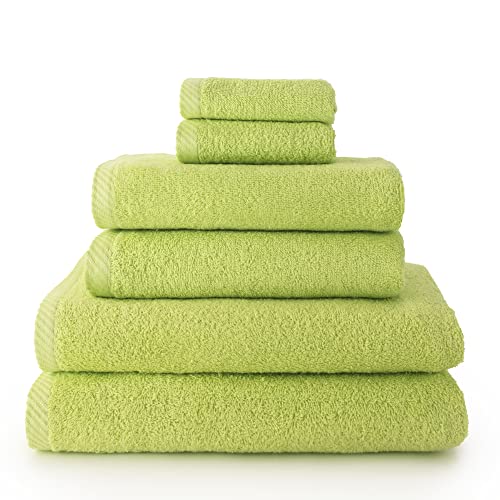 Top Towel - Combo - Große Badetücher - Badezimmerhandtücher - 2 Gesichts- oder Bidethandtücher + 2 Hand- oder Waschbeckenhandtücher + 2 Duschtücher - 100 % Baumwolle - Kalk Top Towel - Combo - Große Badetücher - Badezimmerhandtücher - 2 Gesichts- oder Bidethandtücher + 2 Hand- oder Waschbeckenhandtücher + 2 Duschtücher - 100 % Baumwolle - Kalk von Top Towel