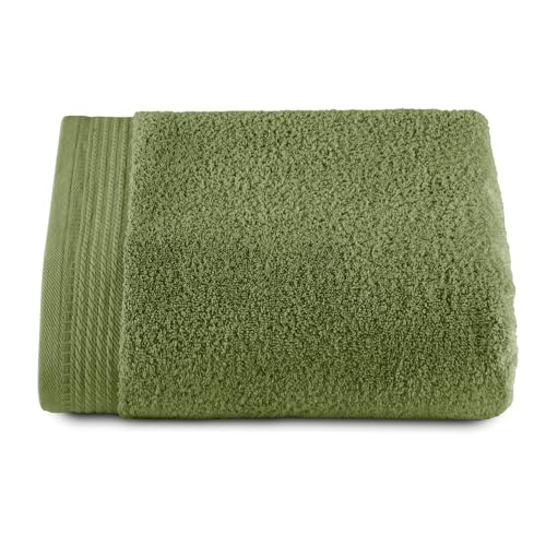 Top Towel Rizo 1-teiliges Duschtuch-Set, Badetücher, 100% gekämmte Baumwolle, 600 g/m², 70 x 140 cm, Blatt von Top Towel