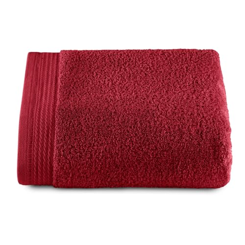 Top Towel – Premium – Große Badetücher – Badezimmerhandtücher – 1 großes Duschtuch – 100 x 150 cm – 100 % Baumwolle – 600 Gramm - Granat Top Towel – Premium – Große Badetücher – Badezimmerhandtücher – 1 großes Duschtuch – 100 x 150 cm – 100 % Baumwolle – 600 Gramm - Granat von Top Towel
