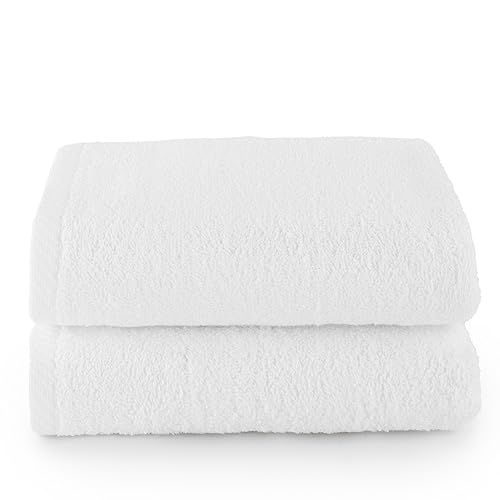 Top Towel - Set mit 2 Bidetüchern - Badetücher - kleine Handtücher - 100% Baumwolle - 500 g/m² - Maße: 30 x 50 cm von Top Towel