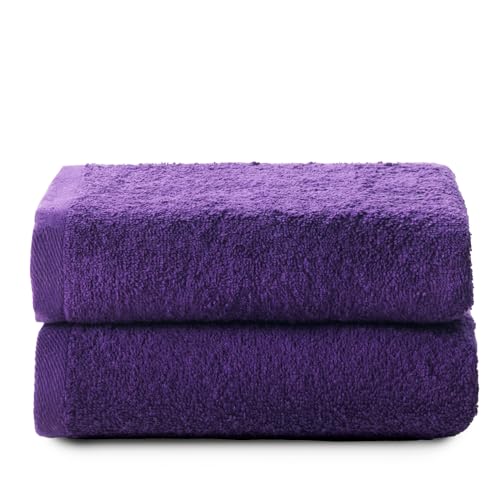 Top Towel Set mit 2 Handtüchern, Badetücher, kleine Handtücher, 100% Baumwolle, 400 g/m², Maße 30 x 50 cm von Top Towel