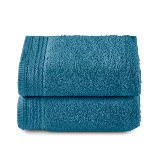 Top Towel - Set mit 2 Handtüchern - Badetücher - 100% gekämmte Baumwolle - 600g/m2 - Maße 100 x 50 cm von Top Towel