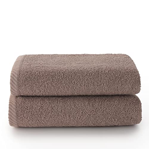 Top Towels 2er Pack Bidet Handtücher, kleine Handtücher, 100% Baumwolle, 500 g/m², Maße 30 x 50 cm von Top Towel