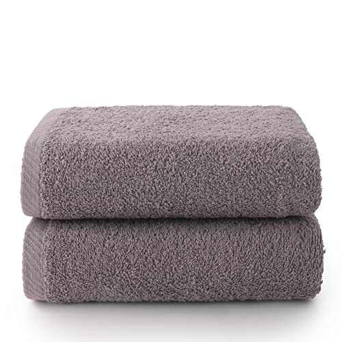 Top Towels 2er Pack Bidet Handtücher, kleine Handtücher, 100% Baumwolle, 500 g/m², Maße 30 x 50 cm von Top Towel