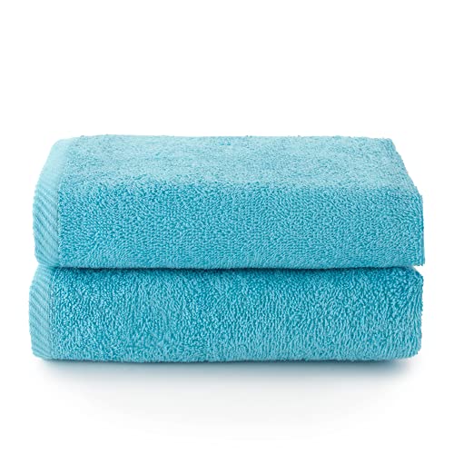 Top Towels 2er Pack Bidet Handtücher, kleine Handtücher, 100% Baumwolle, 500 g/m², Maße 30 x 50 cm von Top Towel