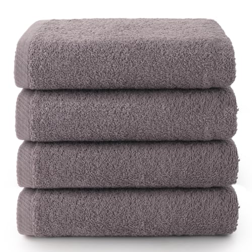 Top Towel - Handtuch-Set - Packung mit 4 großen Handtüchern - Badetücher - 50 x 100 cm von Top Towel