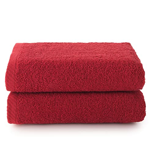 Top Towels Handtücher, 2 Stück, 100% Baumwolle, 500 g/m², Maße 100 x 50 cm von Top Towels
