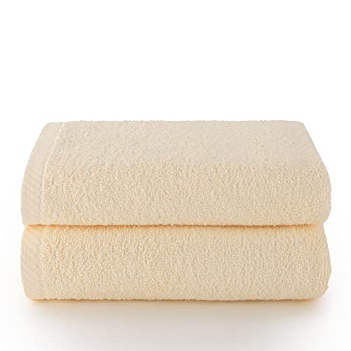 Top Towels 2er Pack Bidet Handtücher, kleine Handtücher, 100% Baumwolle, 500 g/m², Maße 30 x 50 cm von Top Towels