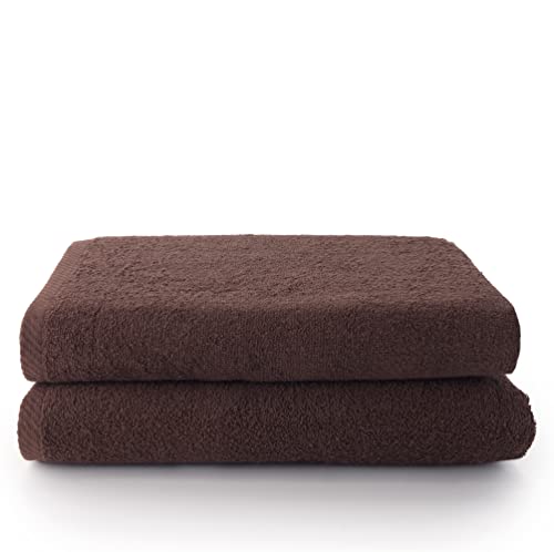 Top Towel - 2er Set Duschtücher - Badetücher - 100% Baumwolle - 500 g/m² - Maße: 70 x 140 cm von Top Towel