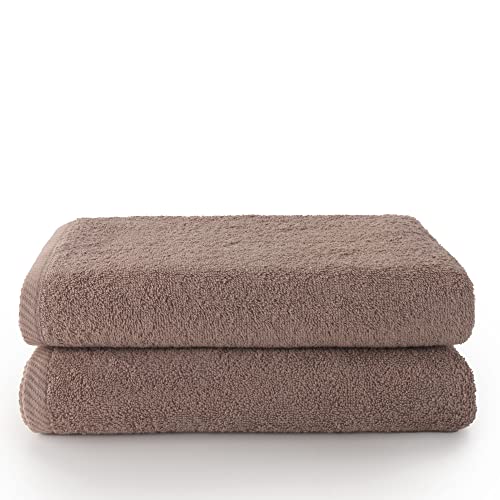 Top Towels - 2er Set Duschtücher - Badetücher - 100% Baumwolle - 500 g/m² - Maße: 70 x 140 cm von Top Towel