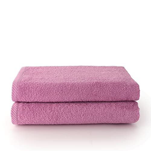 Top Towels - Große Badetücher – Packung 2 große Badetücher – Bettlaken Badetücher – 100 x 150 cm Badetuch – einfarbig von Top Towels