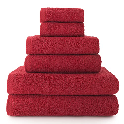 Top Towels - Handtuch-Set - 2 Handtücher, 2 Badetücher und 2 Bidetücher - 100 % Baumwolle - 500 g/m14 von Top Towels