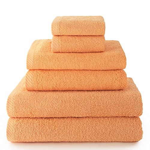 Top Towels - Handtuchset - 2 Handtücher, 2 Badetücher und 2 Bidetücher - 100% Baumwolle - 500 g/m7 von Top Towel