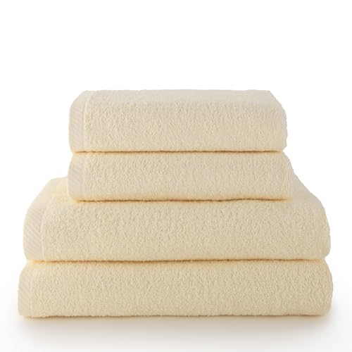 Top Towels Handtücher, 2 Handtücher, 2 Bade- oder Duschtücher, 100% Baumwolle, 500 g/m² von Top Towels