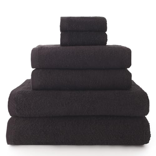 Top Towels – 2 Handtücher und 2 Badetücher oder Duschtücher – 100% Baumwolle – 500 g/m² von Top Towel