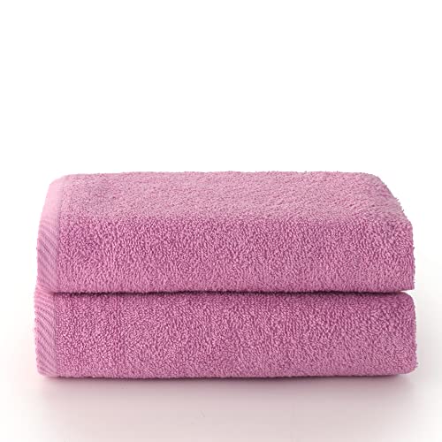 Top Towel - Plus - Große Badetücher - Badezimmerhandtücher - 2 Hand- oder Waschbeckenhandtücher - 50x100 cm - 100 % Baumwolle - Malve Top Towel - Plus - Große Badetücher - Badezimmerhandtücher - 2 Hand- oder Waschbeckenhandtücher - 50x100 cm - 100 % Baumwolle - Malve von Top Towel