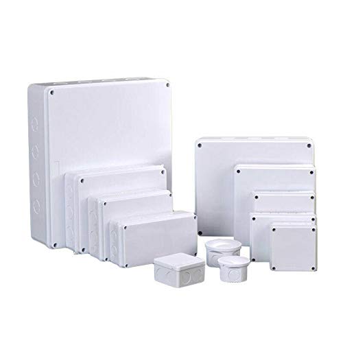 ABS-Abzweigdose, wasserdicht, ABS-Gehäuse, staubdicht, IP55-Stecker, Abzweigdose, Gehäuse, 100 x 100 x 70 mm von Top-Vigor
