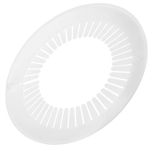 TOP-VIGOR 1 x 140 mm-168 mm Rohrabdeckungsdekoration, PP-Kunststoff-Rosettenrohrmanschette für Wasserleitung, Abflussleitung, WC-Abflussrohr, Wandrohreingang, Dekoration, Zierleiste und von Top-Vigor