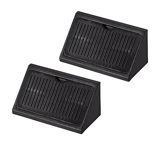 TOP-VIGOR Eckwinkel aus Kunststoff, 90 Grad, 4 Löcher, 42 x 20 x 20 mm, mit Abdeckkappe zur Verstärkung rechtwinkliger Eckstreben, Gelenke von Schubladen, Möbeln, 20 Stück von Top-Vigor