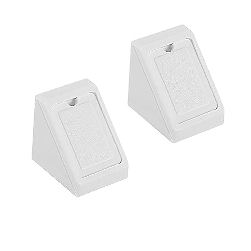 TOP-VIGOR Kunststoff-Eckwinkel, Regalwinkel, Schranktür, 90 Grad, 2 Löcher, Winkelwinkel 18 x 20,5 x 20,5 mm, mit Abdeckkappe zur Verstärkung rechtwinkliger Eckstreben, Gelenke von Schubladen und TOP-VIGOR Kunststoff-Eckwinkel, Regalwinkel, Schranktür, 90 Grad, 2 Löcher, Winkelwinkel 18 x 20,5 x 20,5 mm, mit Abdeckkappe zur Verstärkung rechtwinkliger Eckstreben, Gelenke von Schubladen und von Top-Vigor