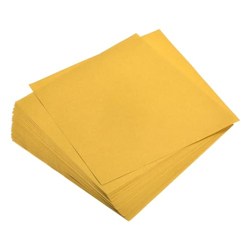 TOP-VIGOR Origami-Papier, doppelseitig, goldgelb, 15 cm x 15 cm, 70 g/m², quadratisch, Faltpapier, für Kunst-, Bastelprojekte, Anfänger, Geschenke, Dekoration, 25 Blatt TOP-VIGOR Origami-Papier, doppelseitig, goldgelb, 15 cm x 15 cm, 70 g/m², quadratisch, Faltpapier, für Kunst-, Bastelprojekte, Anfänger, Geschenke, Dekoration, 25 Blatt von Top-Vigor