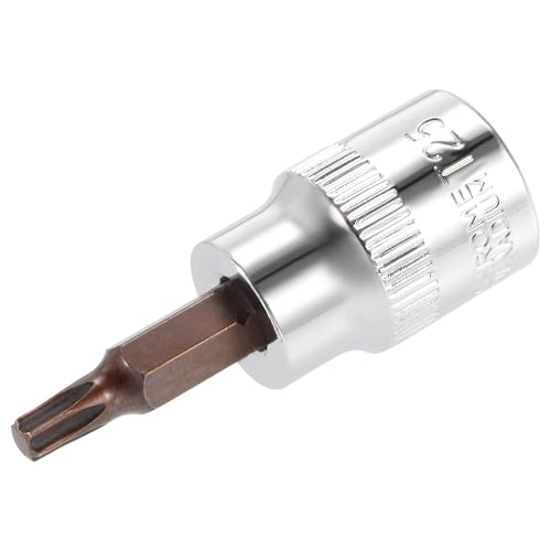 TOP-VIGOR Torx-Bit-Stecknuss, 3/8-Zoll-Antrieb x T25 CR-V-Schlüssel-Stecknuss, Premium-S2-Stahl-Bits, Torx-Bit mit 49 mm Länge für Auto, LKW-Reparatur (nur für Handgebrauch) von Top-Vigor