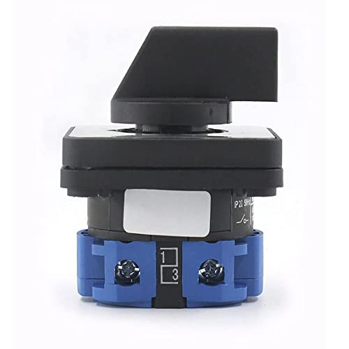 TOP-VIGOR Wahlschalter LW26-20 C02/1 220 V 20 A 2 Positionen 4 Klemmen Universeller Drehnockenwähler TOP-VIGOR Wahlschalter LW26-20 C02/1 220 V 20 A 2 Positionen 4 Klemmen Universeller Drehnockenwähler von Top-Vigor