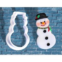 Schneemann-Förmige Tonscherblock, Polymer-Ton-Weihnachtsschneider, 3D Gedruckter Weihnachtsschmuck-Verzierung-Ausstechform Schneemann-Förmige Tonscherblock, Polymer-Ton-Weihnachtsschneider, 3D Gedruckter Weihnachtsschmuck-Verzierung-Ausstechform von TopCreativeVibes