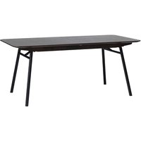 Ausziehtisch in Schwarz und Eiche dunkel furniert modern von TopDesign