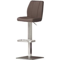 Barhocker aus Echtleder Braun von TopDesign